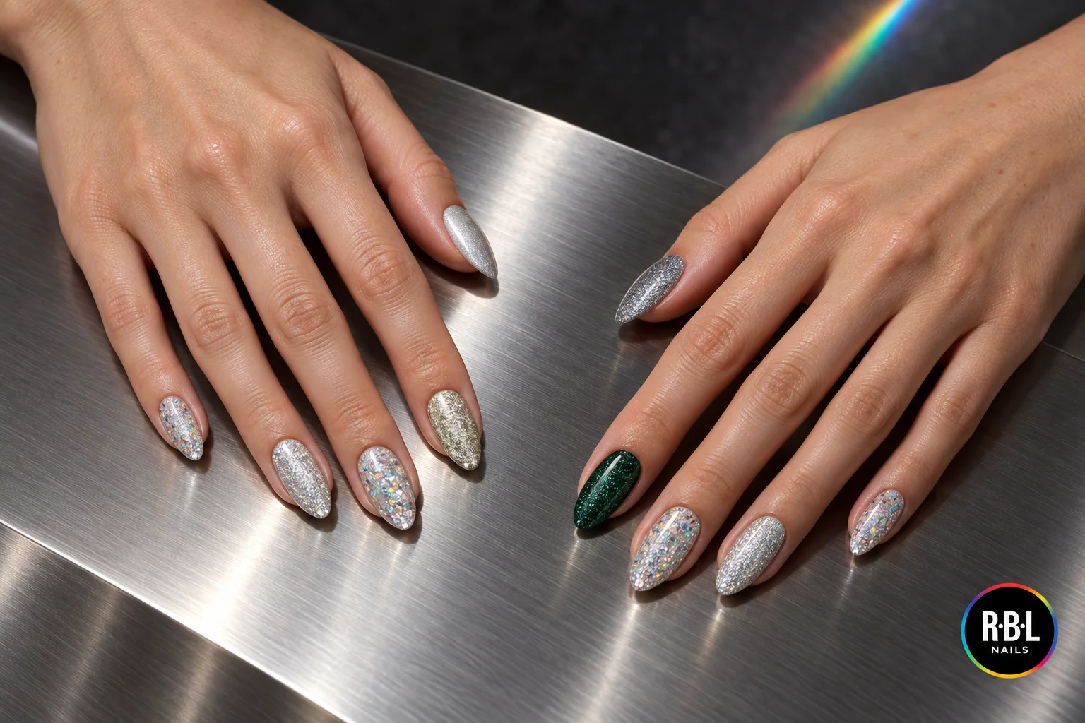 Manicure ispirata alla palette Static Series